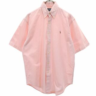 ラルフローレン(Ralph Lauren)のラルフローレン 半袖 ボタンダウンシャツ S ピンク RALPH LAUREN メンズ(シャツ)