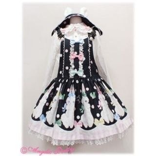 アンジェリックプリティー(Angelic Pretty)のマシュマロバニー　サロペット(ミニワンピース)