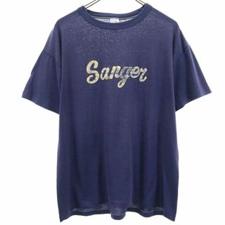 ラッセルアスレティック(Russell Athletic)のラッセルアスレチック 90s オールド 半袖 Tシャツ L ネイビー RUSSELL ATHLETIC メンズ(Tシャツ/カットソー(半袖/袖なし))