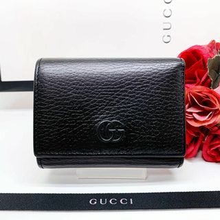 グッチ(Gucci)の✨極美品✨グッチ GUCCI GG マーモント モノクローム 三つ折り財布(折り財布)