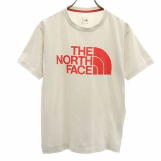 ザノースフェイス(THE NORTH FACE)のザノースフェイス NT31956 アウトドア プリント 半袖 Tシャツ M ホワイト THE NORTH FACE メンズ(Tシャツ/カットソー(半袖/袖なし))