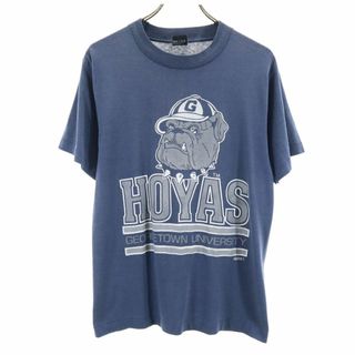 スクリームスターズベスト 90s USA製 オールド 半袖 Tシャツ M ネイビー SCREEN STARS BEST メンズ(Tシャツ/カットソー(半袖/袖なし))