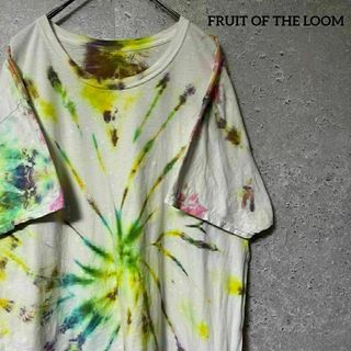 フルーツオブザルーム(FRUIT OF THE LOOM)のFRUIT OF THE LOOM フルーツオブザルーム タイダイ 総柄 XL(Tシャツ/カットソー(半袖/袖なし))