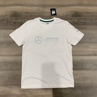 メルセデスベンツ(Mercedes-Benz)のPUMA AMG PETRONAS BENZ ベンツ ペトロナス Tシャツ 白(Tシャツ/カットソー(半袖/袖なし))