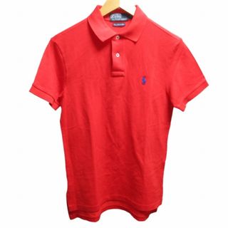 ポロラルフローレン(POLO RALPH LAUREN)のポロ バイ ラルフローレン ポロシャツ カットソー ポニーロゴ  赤 レッド S(ポロシャツ)