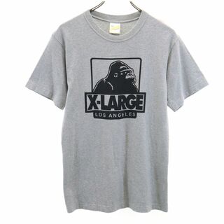 エクストララージ(XLARGE)のエクストララージ 日本製 プリント 半袖 Tシャツ S グレー XLARGE メンズ(Tシャツ/カットソー(半袖/袖なし))