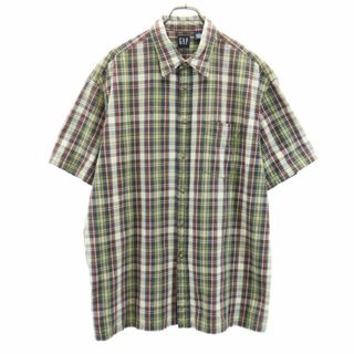 ギャップ(GAP)のギャップ 90s オールド チェック柄 半袖 シャツ L GAP メンズ(シャツ)