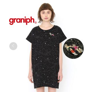 Design Tshirts Store graniph - グラニフ×スペース アトム コラボ(手塚治虫 ショート スリーブ ワンピース)