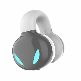 【色:グレー】【2023-モデル 12H再生+Bluetooth5.3】 片耳イ(ヘッドフォン/イヤフォン)
