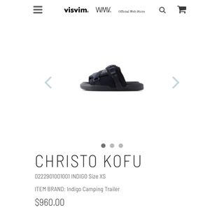 ヴィスヴィム(VISVIM)のVISVIM ICT CHRISTO KOFU 北米限定 サイズM 中古美品(サンダル)