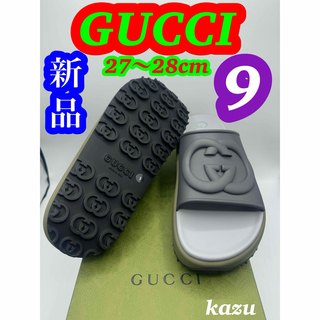 グッチ(Gucci)の新品 GUCCI グッチ サンダル  スライド シャワー メンズ 28 GG (サンダル)