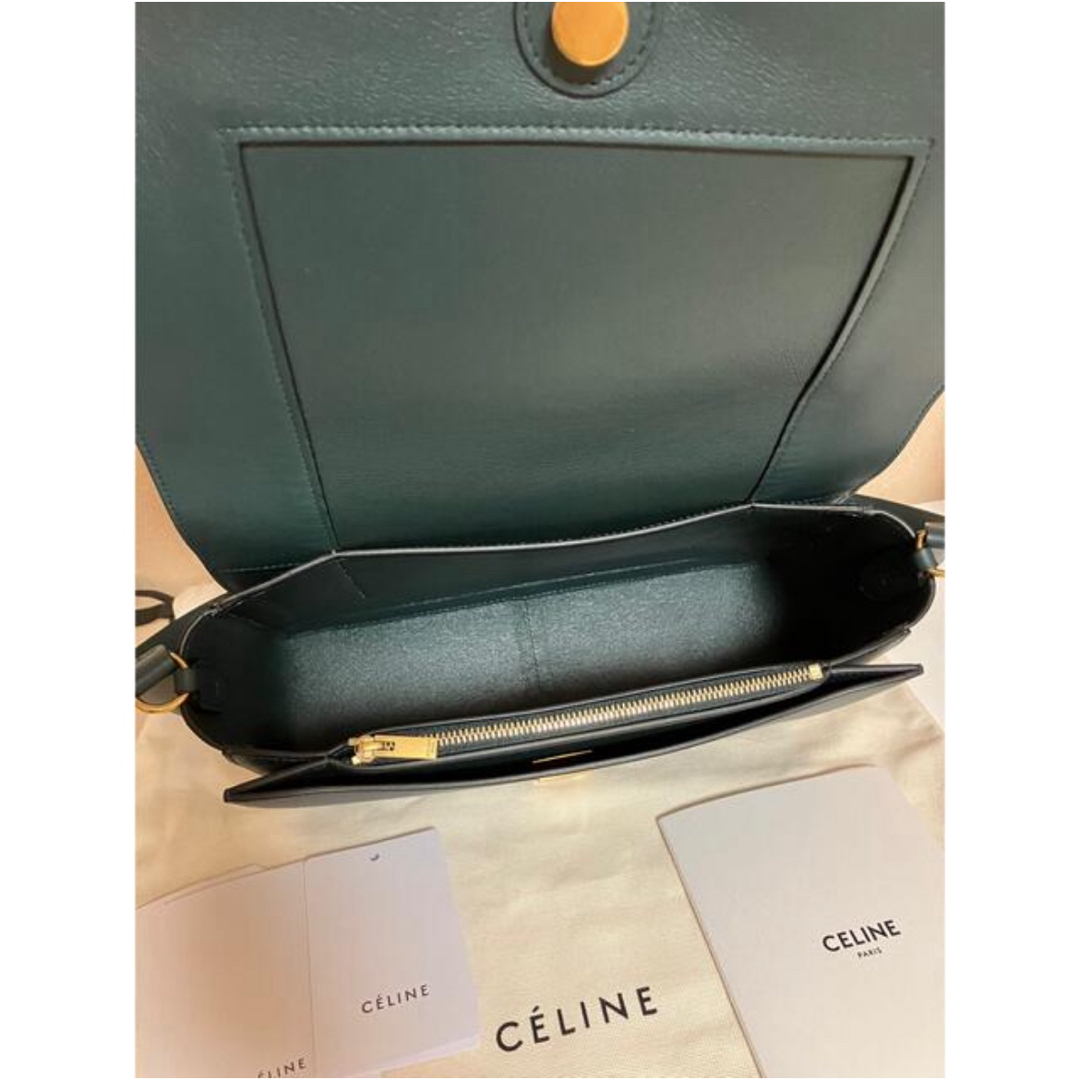 CELINE - CELINE セリーヌ 旧ロゴ フレーム バッグ ミディアム CELINE - CELINE セリーヌ 旧ロゴ フレーム バッグ ミディアム