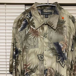 レーヨン100％ 柄シャツ アロハシャツ USA古着 輸入古着(シャツ)