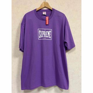 シュプリーム(Supreme)の新品 Supreme シュプリーム Warm Up Tee パープル XLサイズ(Tシャツ/カットソー(半袖/袖なし))