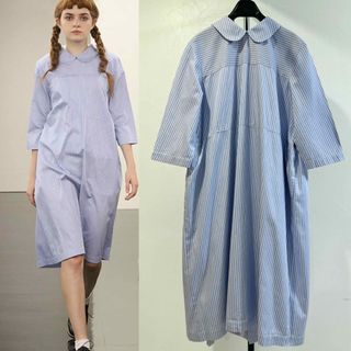 コムデギャルソン(COMME des GARCONS)の2016SS トリココムデギャルソン　ストライプワンピース(ひざ丈ワンピース)