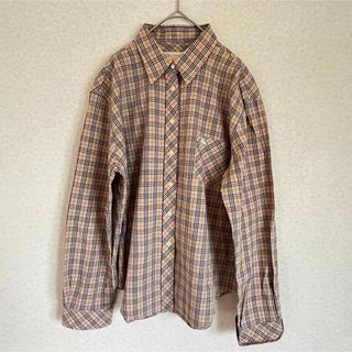 バーバリー(BURBERRY)のBURBERRY バーバリー 　ノバチェック長袖シャツ(シャツ/ブラウス(長袖/七分))