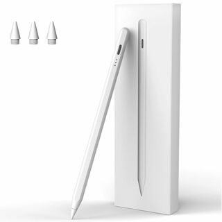 【色:A-ホワイト】iPad 2018-2023用ペンシル 15分急速充電 Mi(タブレット)