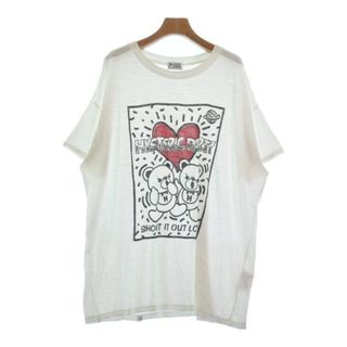 ヒステリックグラマー(HYSTERIC GLAMOUR)のHYSTERIC GLAMOUR Tシャツ・カットソー F 白 【古着】【中古】(カットソー(半袖/袖なし))