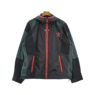 サカイ(sacai)のsacai サカイ ブルゾン（その他） 3(L位) 黒系x緑系 【古着】【中古】(その他)