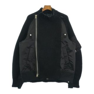 サカイ(sacai)のsacai サカイ ブルゾン 3(L位) 黒 【古着】【中古】(その他)