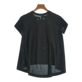 サカイ(sacai)のsacai サカイ Tシャツ・カットソー 1(S位) 黒 【古着】【中古】(カットソー(半袖/袖なし))