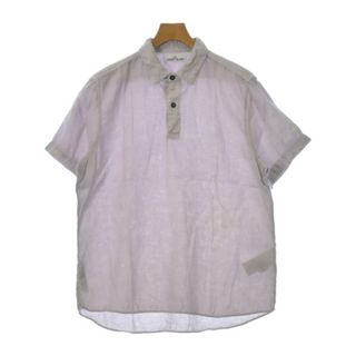 ストーンアイランド(STONE ISLAND)のSTONE ISLAND ストーンアイランド カジュアルシャツ L ピンク 【古着】【中古】(シャツ)