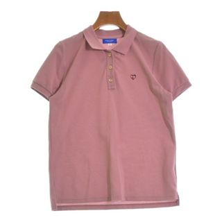 ブルーレーベルクレストブリッジ(BLUE LABEL CRESTBRIDGE)のBLUE LABEL CRESTBRIDGE ポロシャツ 38(M位) ピンク 【古着】【中古】(ポロシャツ)