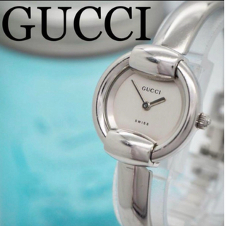 グッチ(Gucci)の322 GUCCI グッチ時計1400レディース腕時計バングルシルバー(腕時計)