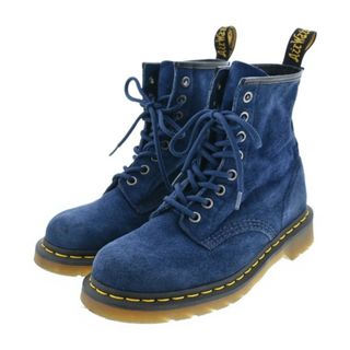 ドクターマーチン(Dr.Martens)のDr.Martens ドクターマーチン ブーツ UK4(22.5cm位) 青 【古着】【中古】(ブーツ)