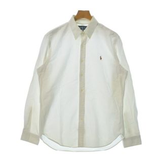 ポロラルフローレン(POLO RALPH LAUREN)のPolo Ralph Lauren ポロラルフローレン カジュアルシャツ L 白 【古着】【中古】(シャツ)