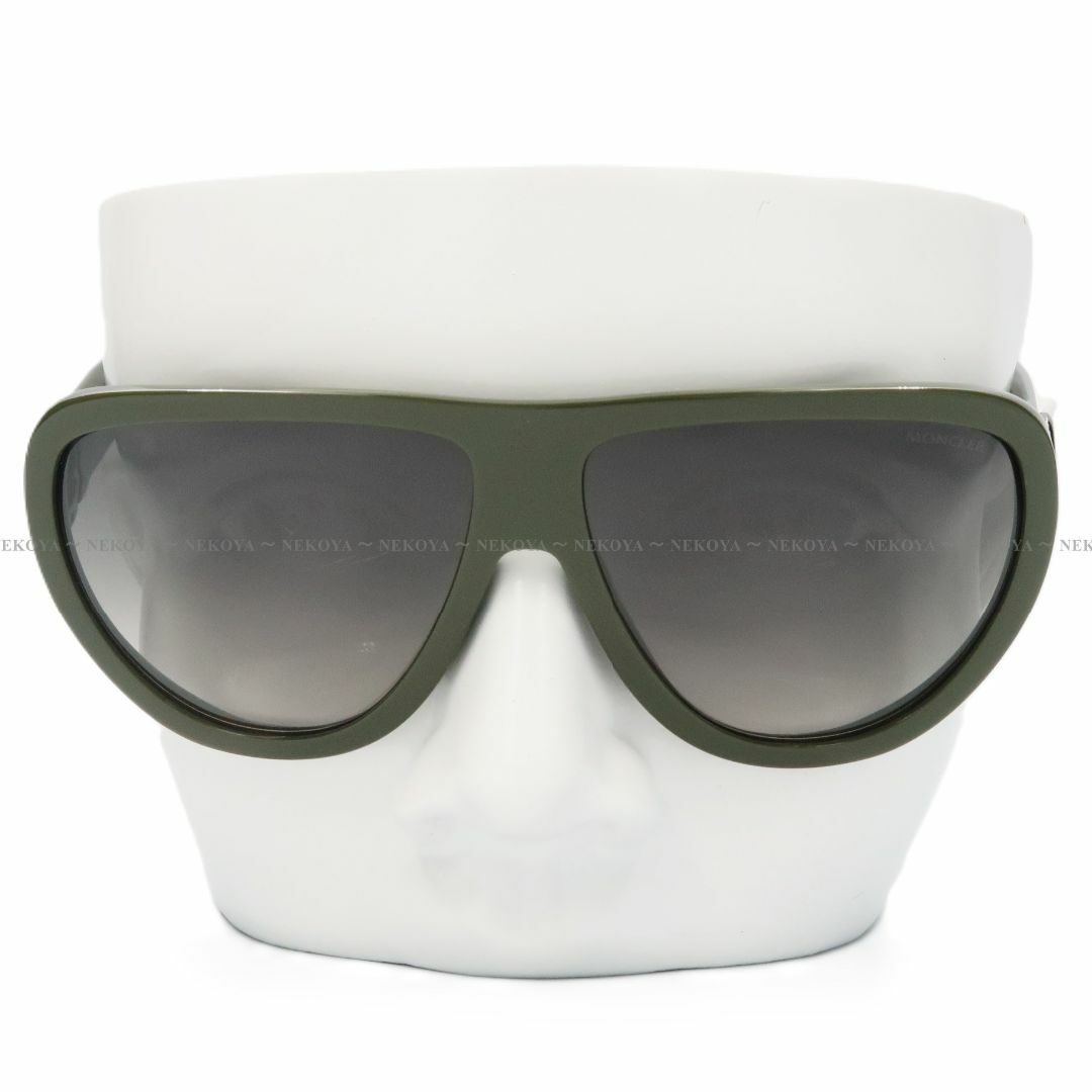 MONCLER ML0246 96P ANODIZE サングラス ダークグリーン MONCLER ML0246 96P ANODIZE サングラス ダークグリーン