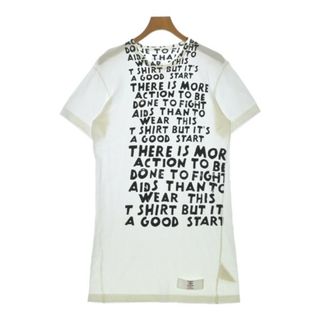 コムデギャルソン(COMME des GARCONS)のCOMME des GARCONS Tシャツ・カットソー -(L位) 白 【古着】【中古】(Tシャツ/カットソー(半袖/袖なし))