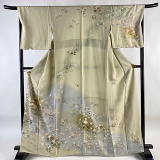 訪問着 身丈164.5cm 裄丈67cm 正絹 名品 【中古】(着物)