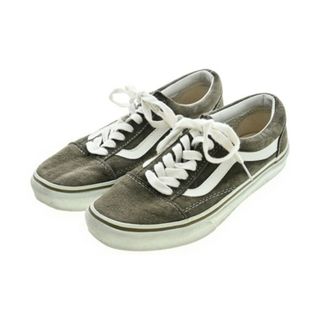 ヴァンズ(VANS)のVANS バンズ スニーカー 23cm カーキ 【古着】【中古】(スニーカー)