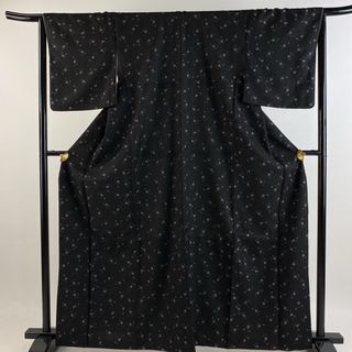 小紋 身丈165.5cm 裄丈65cm 化繊 美品 優品 【中古】(着物)