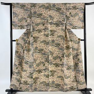 小紋 身丈156.5cm 裄丈64cm 正絹 美品 優品 【中古】(着物)