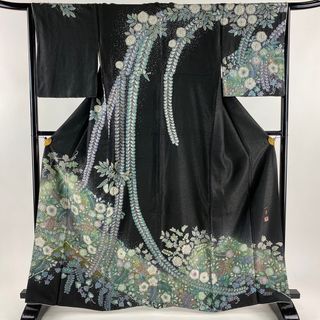 訪問着 身丈165cm 裄丈64cm 正絹 逸品 【中古】(着物)