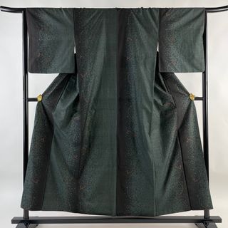 紬 身丈155cm 裄丈65cm 正絹 美品 名品 【中古】(着物)