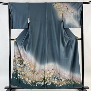 訪問着 身丈158cm 裄丈65.5cm 正絹 美品 名品 【中古】(着物)