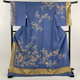 訪問着 身丈175cm 裄丈69cm 正絹 名品 【中古】(着物)