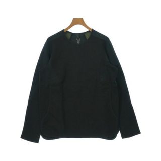 BYBORRE バイボレ スウェット M 黒x緑系 【古着】【中古】(スウェット)