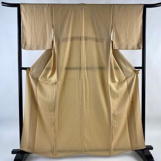 色無地 身丈163.5cm 裄丈64.5cm 正絹 美品 秀品 【中古】(着物)