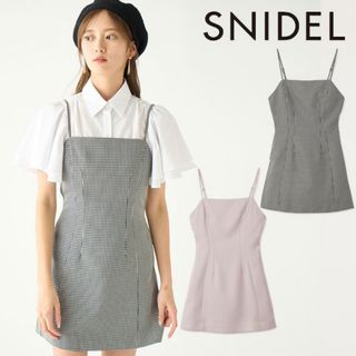 スナイデル(SNIDEL)のSNIDEL  　カッティングキャミミニワンピース(ミニワンピース)