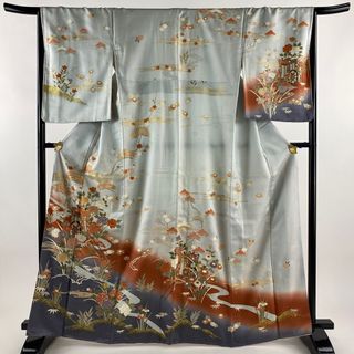 訪問着 身丈164cm 裄丈66cm 正絹 秀品 【中古】(着物)