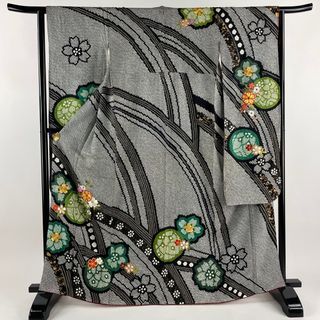 振袖 身丈165cm 裄丈64cm 正絹 美品 名品 【中古】(着物)