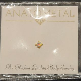 Anatometal ファセットオパール 16G 18金YG(ピアス)