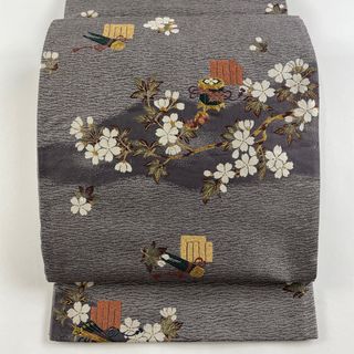 袋帯 美品 秀品 六通 正絹 【中古】(帯)