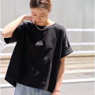 ジャーナルスタンダードレリューム(JOURNAL STANDARD relume)のADDICTポンチクルーネックタックプルオーバー(Tシャツ(半袖/袖なし))