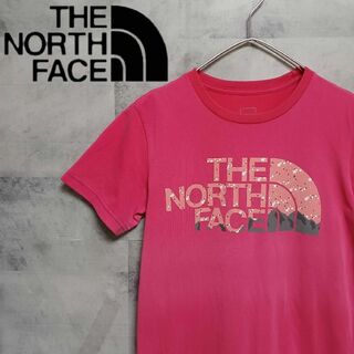 ザノースフェイス(THE NORTH FACE)のTHE NORTH FACE ザノースフェイス レディース Tシャツ M ピンク(Tシャツ(半袖/袖なし))
