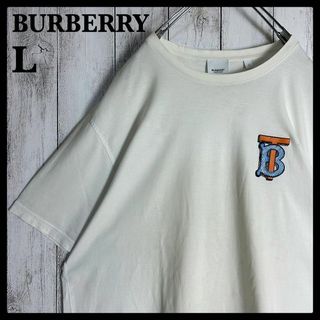 バーバリー(BURBERRY)の【現行モデル】バーバリー☆TBロゴ入りTシャツ ホワイト 即完売注意 入手困難(Tシャツ/カットソー(半袖/袖なし))